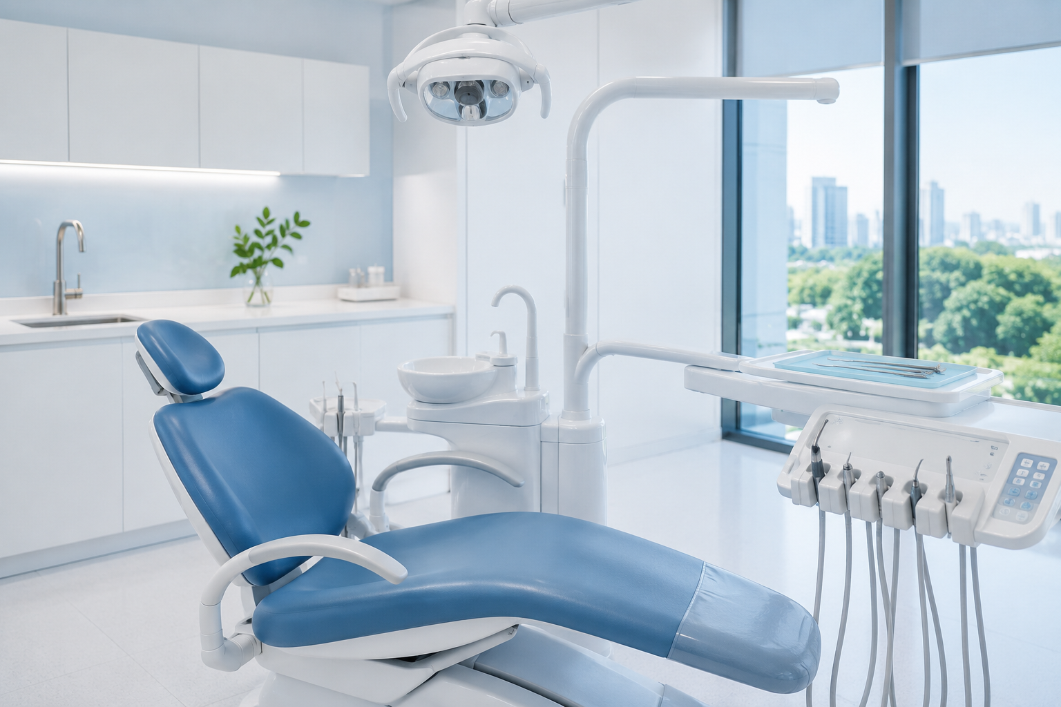 Consultório odontológico moderno e minimalista